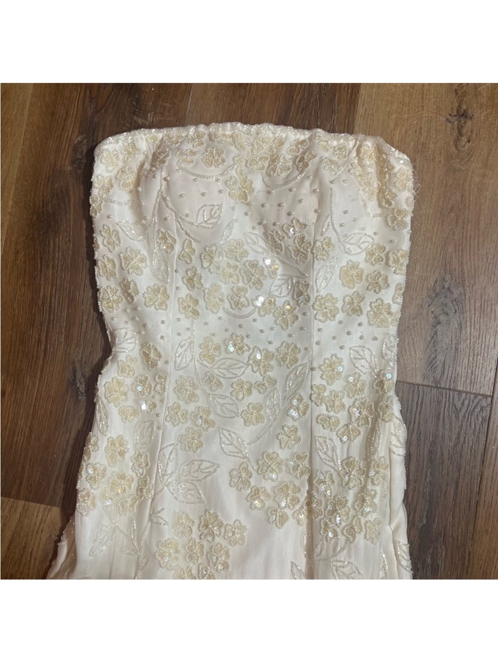 Vintage 100% Silk Beaded Dress Vintage Silk Dress Vintage Beaded Deess Wedding - Picture 6 of 16
